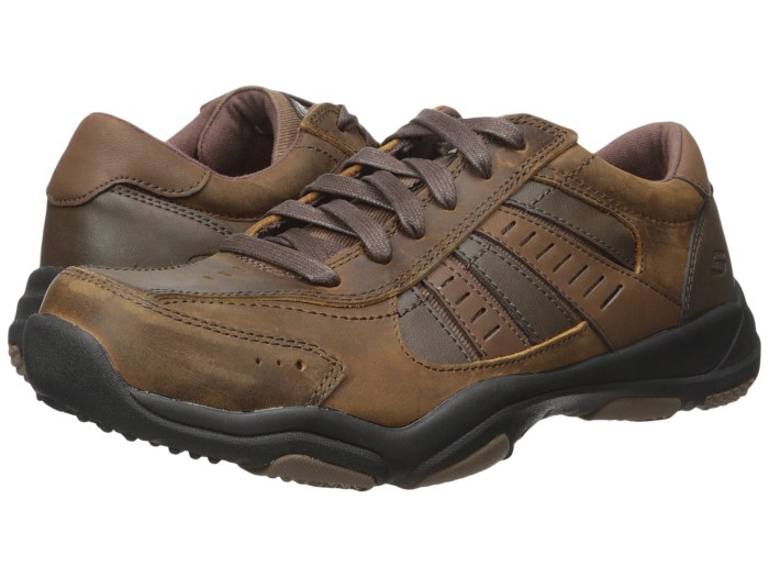 Skechers Mens Brown Dress Shoes Stylish and Comfortable Footwear for Men