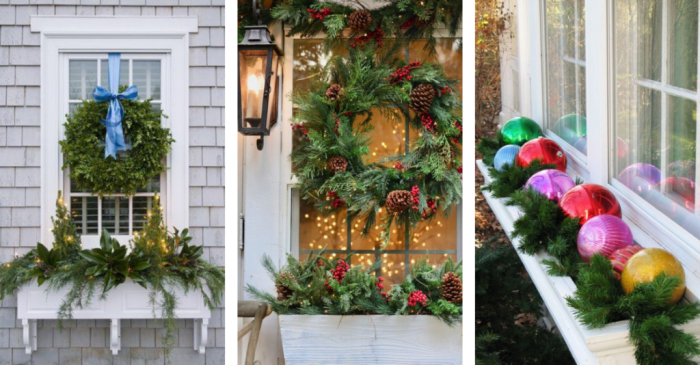 How to decorate Christmas window boxes Festive tips and ideas