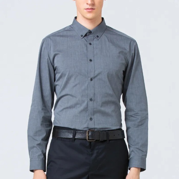 Grey dress shirt outfit men