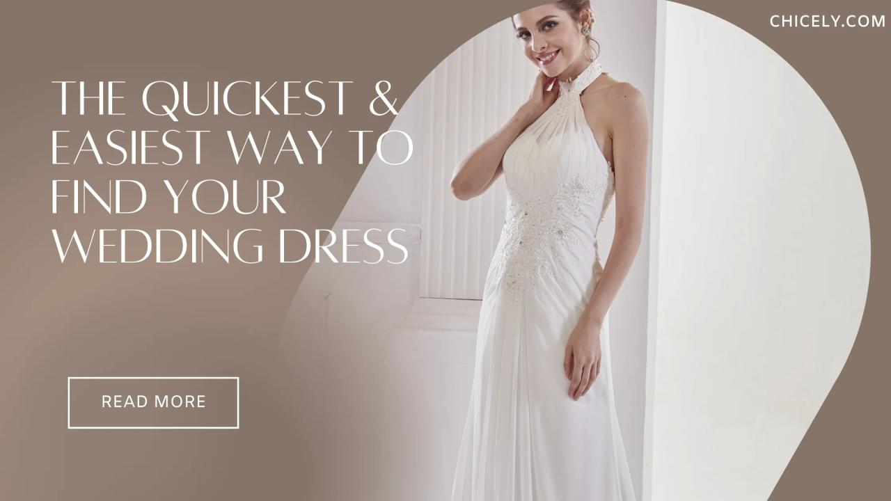 How to find your style wedding dress