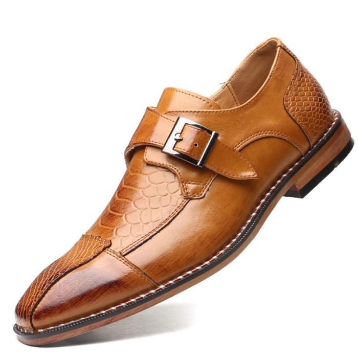 Mens loafer dress shoes brown