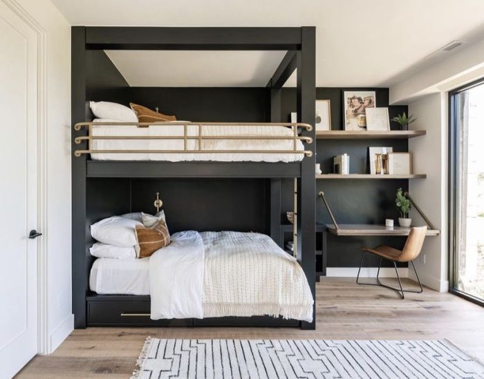 How to decorate a bunk bed room Tips for maximizing space and style