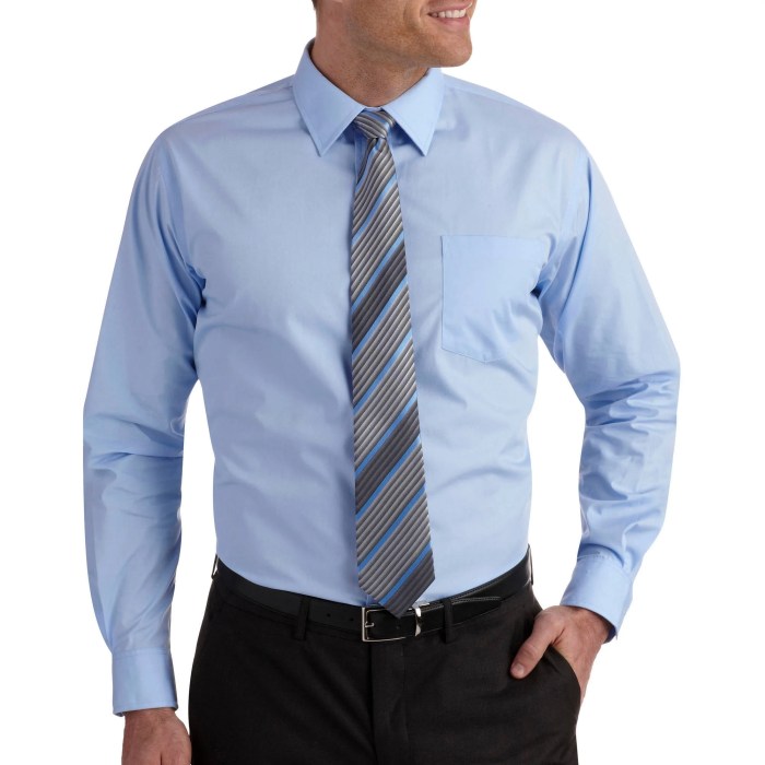 Mens dress shirt with tie