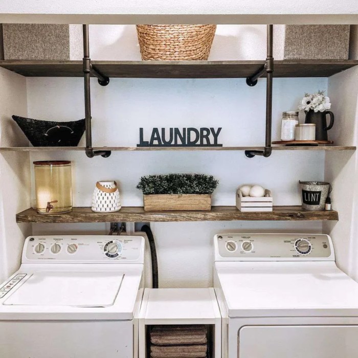 How to decorate laundry room in farmhouse