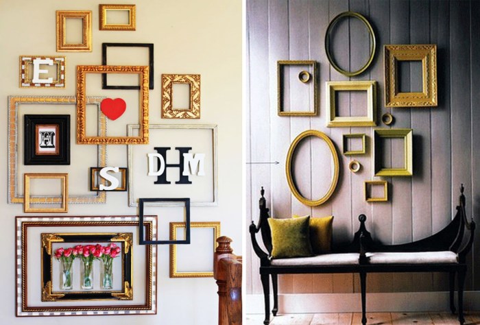 How to make frame decoration on wall