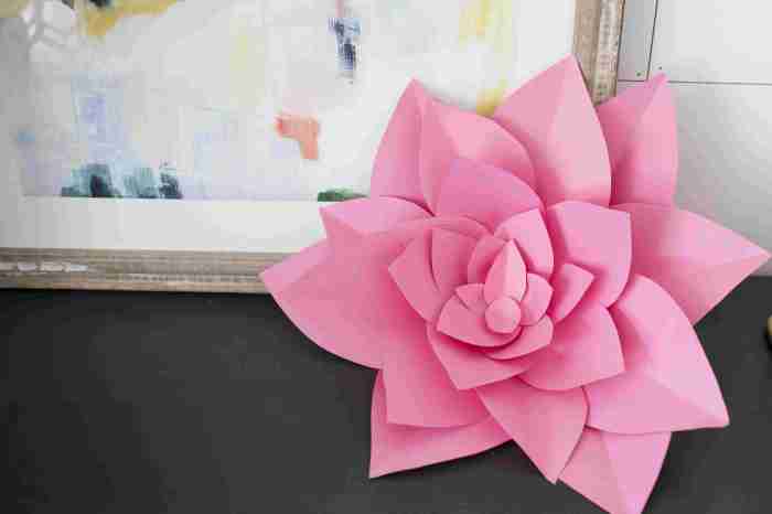 How to make paper flowers for decoration